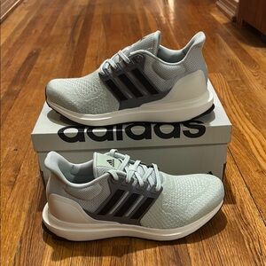 Adidas Ubiunce DNA Womens Grey/Pale Grn US 6 WD